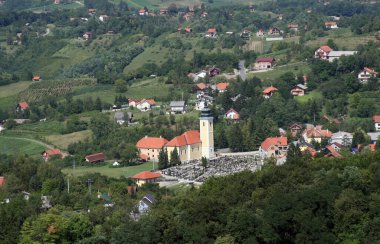 Hırvatistan 'ın Marija Gorica kentindeki Bakire Meryem Kilisesi