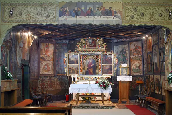 Hırvatistan 'ın Velika Mlaka kentindeki Aziz Barbara Kilisesi