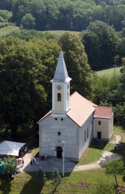 Hırvatistan 'ın Prilisce kentindeki Aziz Mary Kilisesi