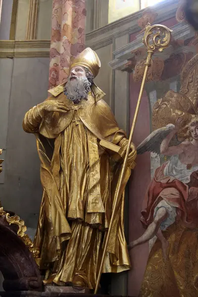 Aziz Augustin, Hırvatistan 'ın Lepoglava kentinde Kutsal Haç' ın ana mihrabında, Meryem Ana 'nın Kusursuz Gebeliği Kilisesi