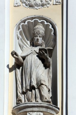 Büyük Portal Holy Cross, bucak Lepoglava, Hırvatistan için Meryem Ana'nın Lekesiz Hamilelik Kilisesi, Aziz Gregory