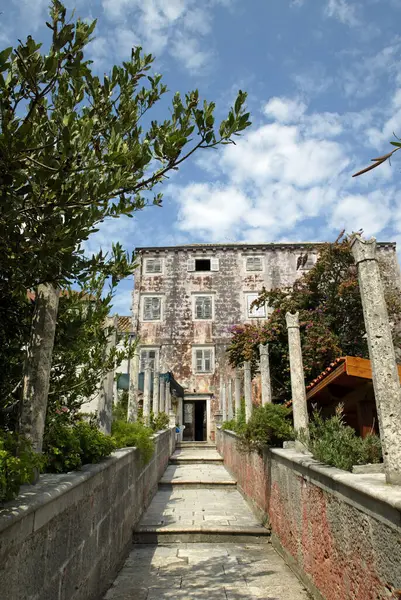 Yüzbaşı 'nın Orebic, Dalmaçya, Peljesac yarımadasındaki evi, Hırvatistan