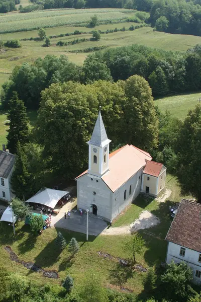 Hırvatistan 'ın Prilisce kentindeki Aziz Mary Kilisesi