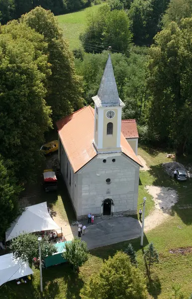 Hırvatistan 'ın Prilisce kentindeki Aziz Mary Kilisesi