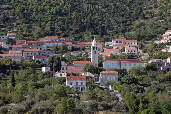 Hırvatistan 'ın Korcula adasındaki Cara köyü