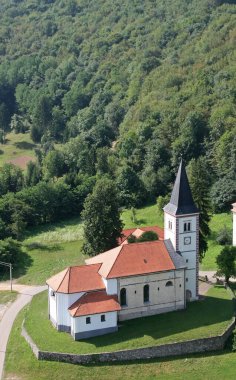 Hırvatistan 'ın Lipnik kentindeki Aziz Elijah kilisesi