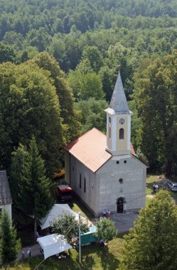 Hırvatistan 'ın Prilisce kentindeki Aziz Mary Kilisesi