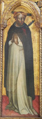 Blaz Jurjev Trogiranin: Aziz Aziz Peter, Hırvatistan 'ın Korcula adasındaki All Saints Kilisesindeki Azizler Poliptikasının ayrıntıları