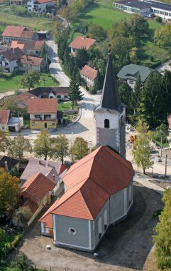 Hırvatistan 'ın Lobor kentindeki Saint Anne Kilisesi