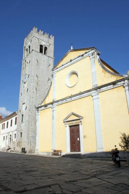 Hırvatistan 'ın Motovun kentindeki St. Stephen Kilisesi