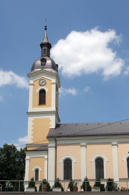 Hırvatistan 'ın Sandrovac kentinde Kutsal Bakire Meryem' in Ziyareti Kilisesi