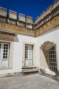 orta yaşlı Portekiz kalesinin bir parçası