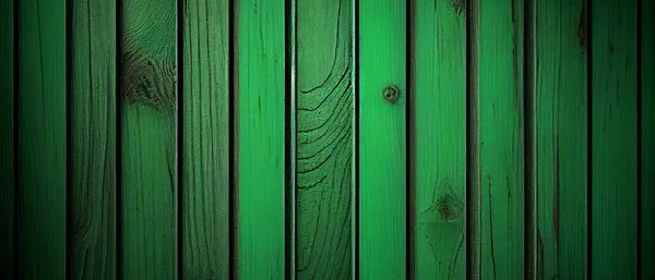Dark green color wooden wall texture pattern for  St. Patrick\'s Day card background also have copy space for text.
