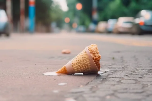 Bad Day For Ice Cream Stock Photo - Download Image Now - Ice Cream, Ice  Cream Cone, Bad Luck - iStock