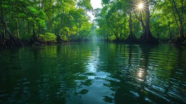 A lecture emphasized mangroves\' role in sequestering carbon and protecting coasts, highlighting their significance.
