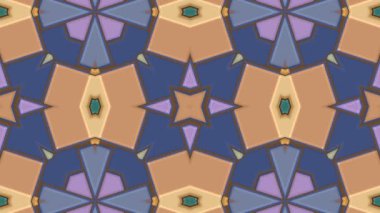 3D simülasyonlu bilgisayar canlandırmalı kaleyidoskopik ekran koruyucu