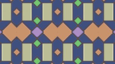 3D simülasyonlu bilgisayar canlandırmalı kaleyidoskopik ekran koruyucu