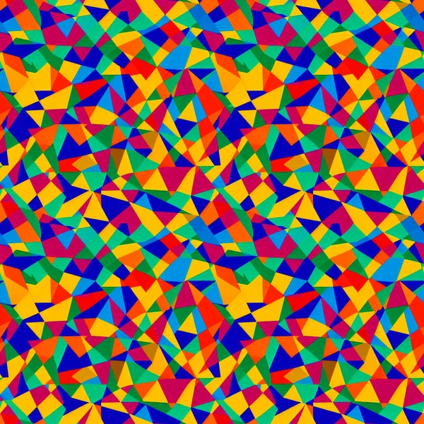 Бесшовный Красочный Абстрактный Текстурный Геометрический Треугольный Фон Печати Тканях Дизайн — стоковое фото