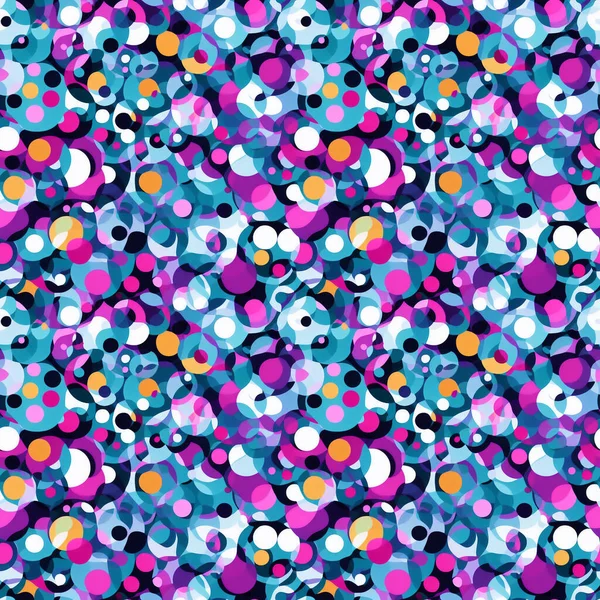 Абстрактный Бесшовный Рисунок Красочными Кругами Печати Ткани Дизайн Сайта — стоковое фото