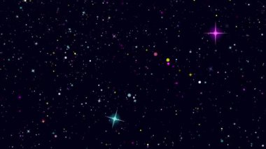 Soyut canlandırılmış video arkaplan ekran koruyucu dış uzay simülasyonu yaratıcı modern bilgisayar hazırlayıcı 4k kalite