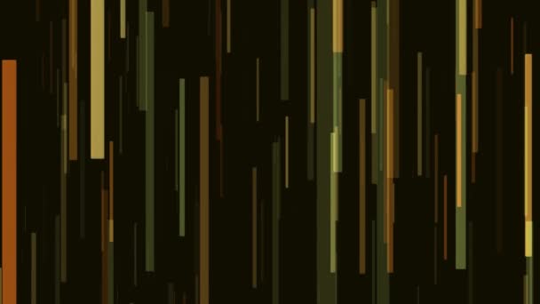 Абстрактний Анімований Відео Фоновий Зберігач Екранів Лінійними Круглими Сітками Креативна — стокове відео