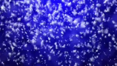 Modern sanatsal yaratıcı video arka plan klibi mavi tonlarda bir web sayfası veya sitenin giriş tasarımı ve odak dışı uçan beyaz pullar