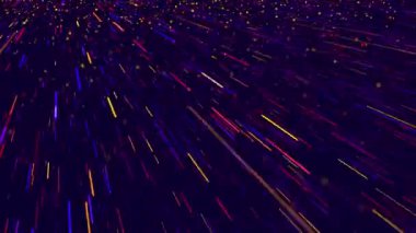 Çok renkli segmentleri olan web sayfası veya site için modern sanatsal yaratıcı video arkaplan klibi giriş tasarımı