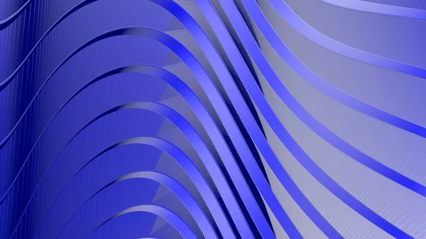 Illustratie Computer Gegenereerd Moderne Blauwe Abstracte Achtergrond Met Golvende Textuur — Stockfoto