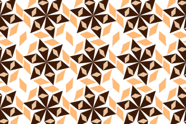 Toprak renklerinde tekrarlayan geometrik şekillerin büyüleyici bir görüntüsü güzel bir şekilde açılır..