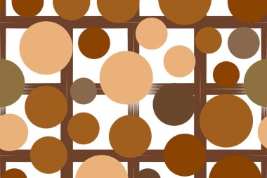 Değişen boyutlarda renkli daireler parlak beyaz bir arkaplan üzerinde canlı bir desen oluşturur.