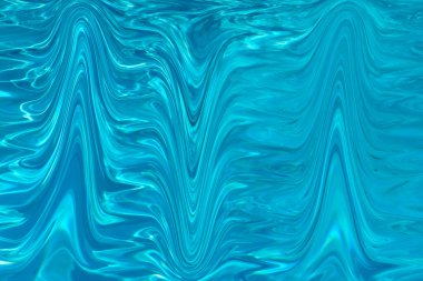 Bright turquoise waves ripple gracefully under the warm sunlight. clipart