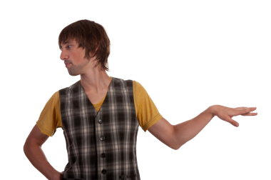 Bir insan kendine güvenen bir poz verir, eşsiz bir stil ve tavır sergiler..