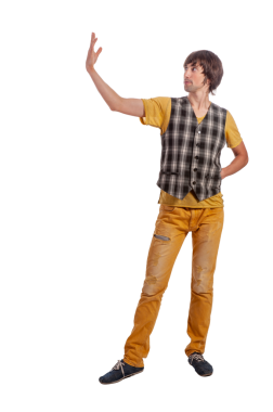 Parlak bir stüdyoda, büyüleyici dans figürlerinin altını çizerek enerjik bir performans sergiliyor..