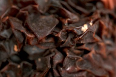 Kurumuş elma görüntüsü karmaşık dokular ve yumuşak aydınlatma altında zengin renkler.