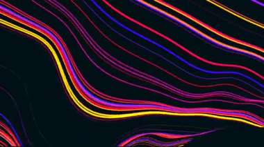 Parlak renk dalgaları, gözleri büyüleyen desenlerde zarifçe kıvrılır..