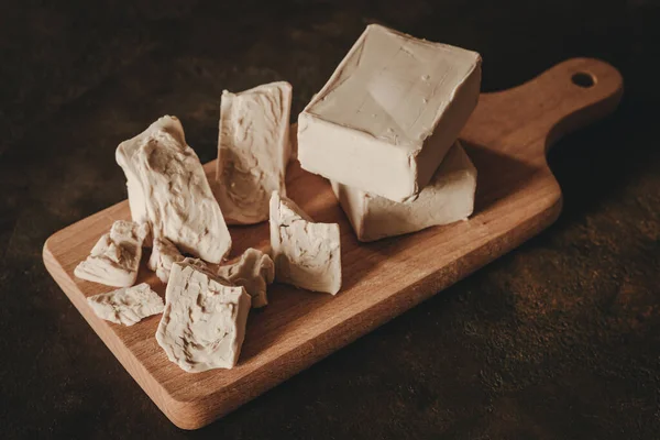 stock image fresh yeast in the kitchen