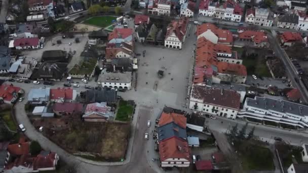Kazimierz Dolny Polandia Tampilan Drone — Stok Video