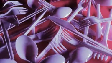 Avrupa Birliği'nde yasak plastik tek kullanımlık çatal bıçak takımı,