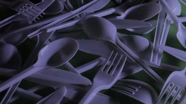 Avrupa Birliği'nde yasak plastik tek kullanımlık çatal bıçak takımı,