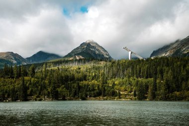 trbsk Pleso Lake in the High Tatras, Slovakia