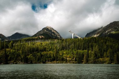 trbsk Pleso Lake in the High Tatras, Slovakia
