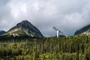 trbsk Pleso Lake in the High Tatras, Slovakia
