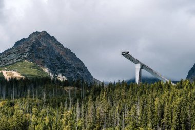 trbsk Pleso Lake in the High Tatras, Slovakia