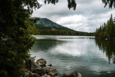 trbsk Pleso Lake in the High Tatras, Slovakia