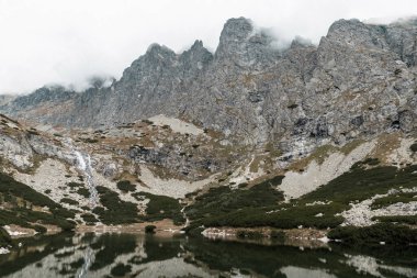 Velick Pleso Lake in the High Tatras, Slovakia  alpine landscape