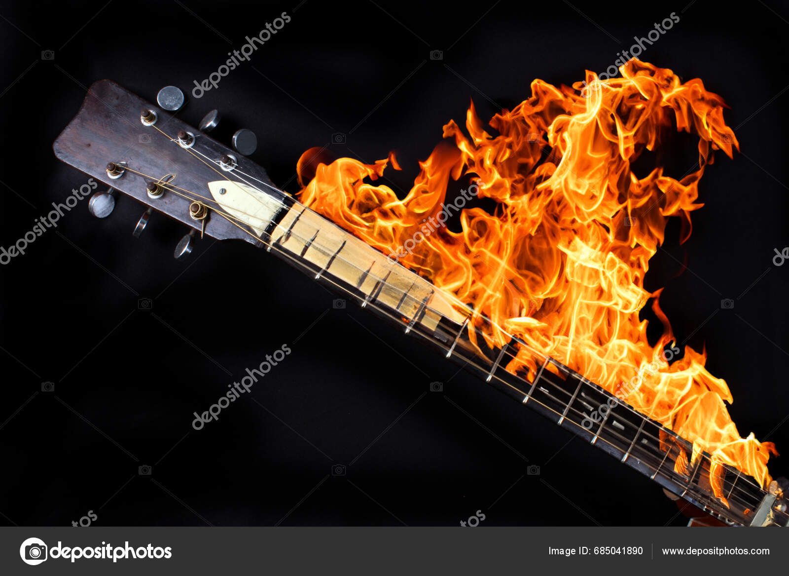 Imagens de Guitarras con fuego sem royalties | DepositPhotos, image size:1600x1167