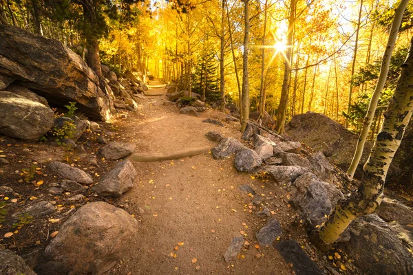 Skalistý Horský Národní Park Podzimní Túra Tak Krásné Místo Návštěvě — Stock fotografie