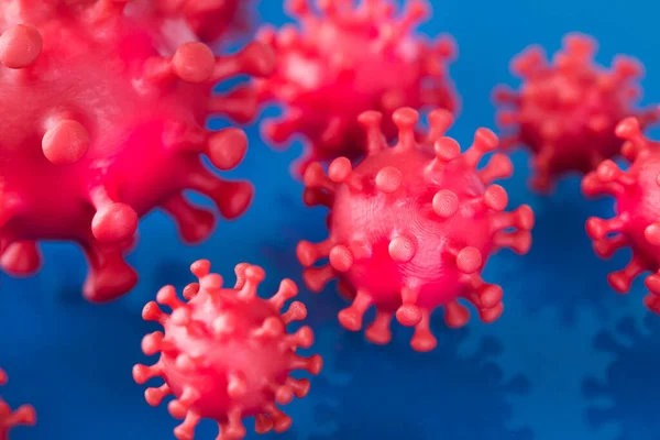 Viruscellen Geïnfecteerde Pandemische Medische Gezondheid — Stockfoto