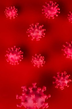 Virüs kapanıyor, koronavirüs konsepti