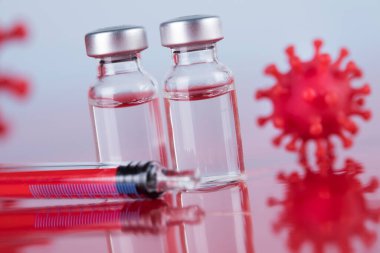 Coronavirus, aşı, sağlık tedavisi konsepti